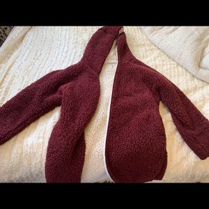 Reversible Hooded Teddy Jacket